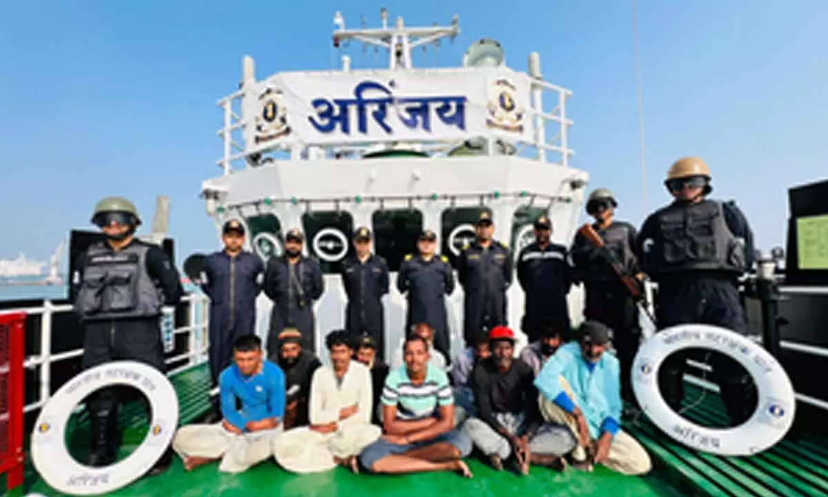 ‘Naz-Re-Karam’: Coast Guard apprehends Pak fishing boat in Arabian Sea