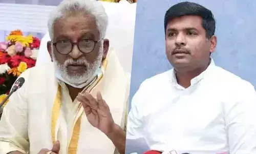 YV Subba Reddy, Gudivada Amarnath visits students injured in road accident at Vizag