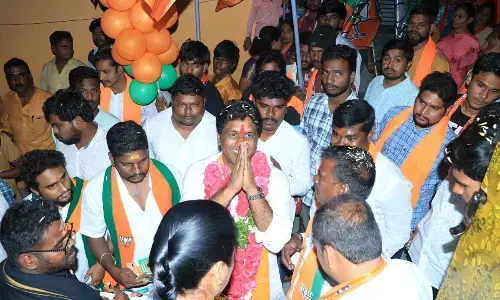 BJP conducts Padayatra in Jubilee Hills