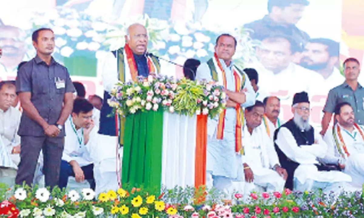 BJP, BRS govts made people’s lives miserable: Kharge