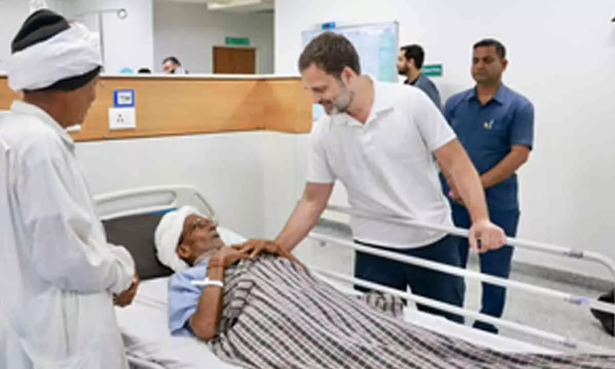 Rahul Gandhi shares video of his interaction with Chiranjeevi Health Insurance beneficiaries on YouTube