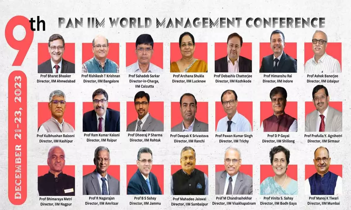 Check out the list of Directors of 21 IIMs to Converge for 9th PAN IIM World Management Conference