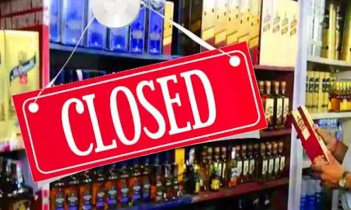 Bars, wine shops to be closed on these two days