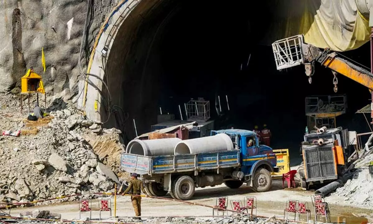 Vertical drilling begins at Silkyara tunnel
