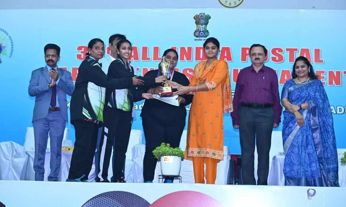 AP girl bags gold in Postal TT championship