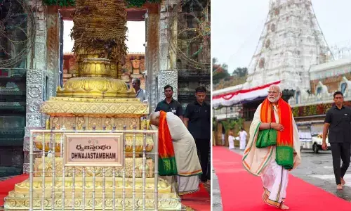 PM Modi offers prayers to Lord Venkateswara