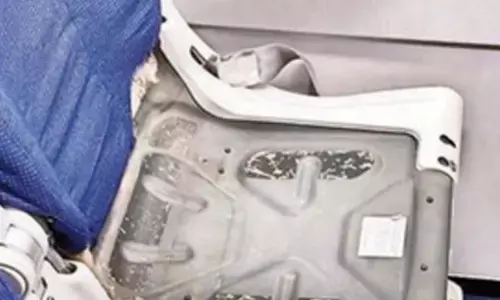 Window seat minus cushion for woman flier on IndiGo Pune-Nagpur flight