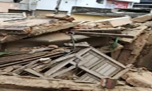 Narrow escape for kids as nursery school building collapses few hours before classes begin in B’luru