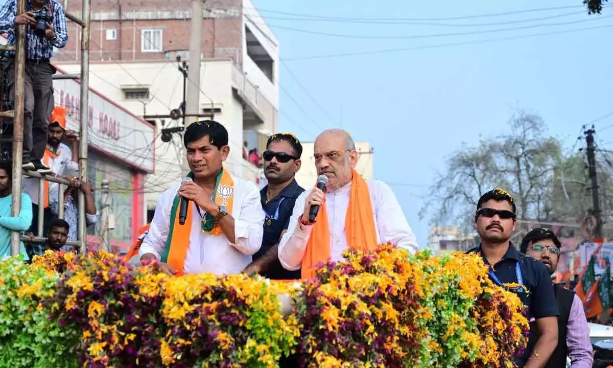 Time to give VRS to BRS, power to BJP: Amit Shah