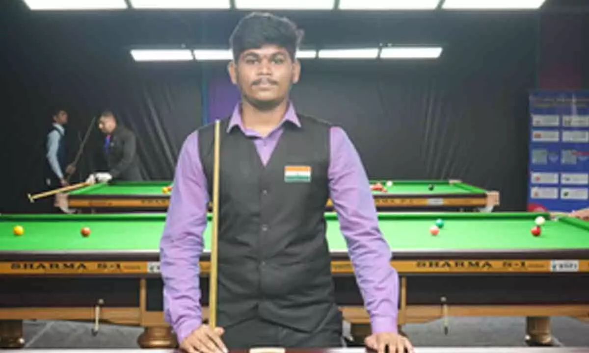 2023 National Billiards & Snooker: Srikanth upsets fancied Dhruv Patel to enter Jr boys’ snooker quarters