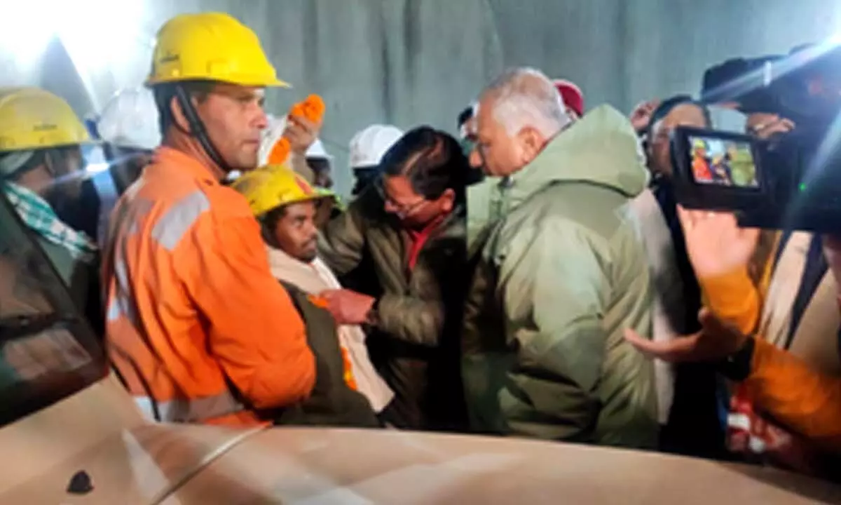 10 out of 41 trapped workers extricated from Uttarakhand tunnel