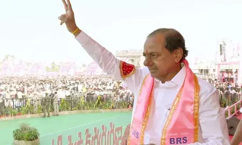 Will make Telangana great: Hat-trick seeking KCR turns philosophical