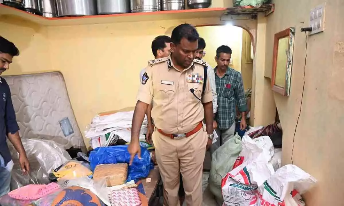 Visakhapatnam: 200-kg ganja seized in city