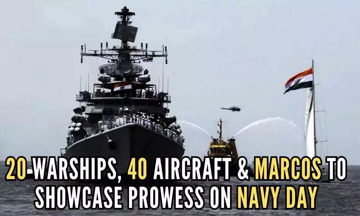 20 warships, 40 aircraft to showcase prowess on Navy Day