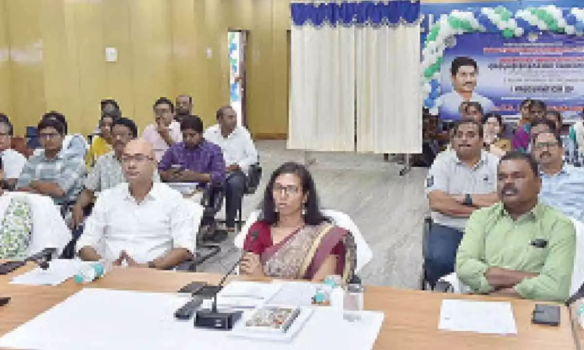 Vizianagaram: CM YS Jagan Mohan Reddy lays stone for millet-processing unit