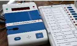 EVM problems reported in some booths  Nizamabad, stn Ghanpur Jagityal, Peddapalli Sultanabad