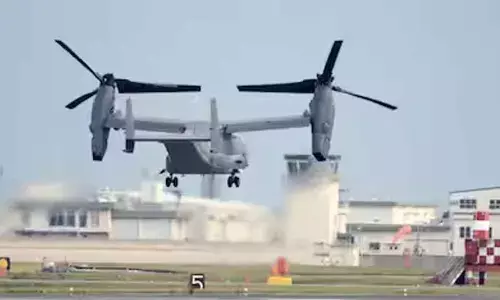 US military aircraft crashes in Japan