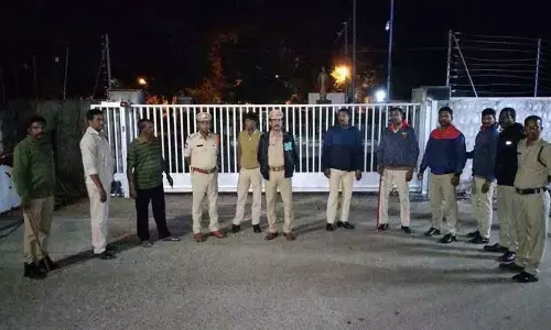 Tension prevailed at Nagarjunasagar Dam