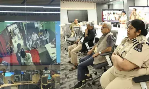 Speak l police observer visits TS ICCC