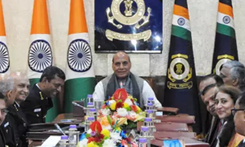 Rajanath lauds Indian Coast Guard for ensuring maritime security