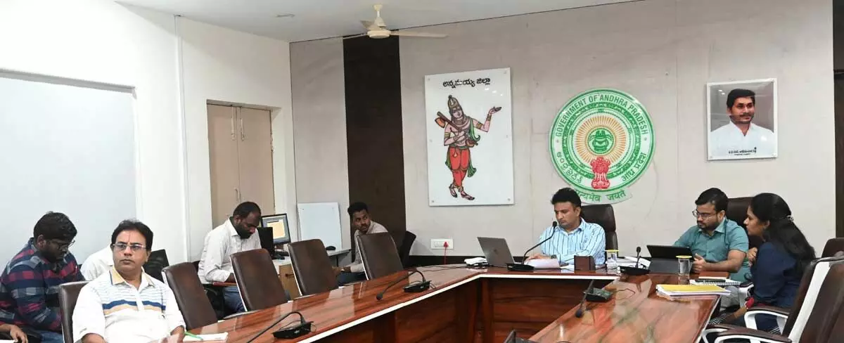AP CEO Mukesh Kumar Meena conducts review with collectors on pending issues on voter list