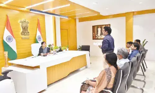 Help students learn skill besides academics: Collector Madhavi Latha