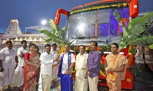 Chennai-based University vice chancellor had donated two buses to Tirumala