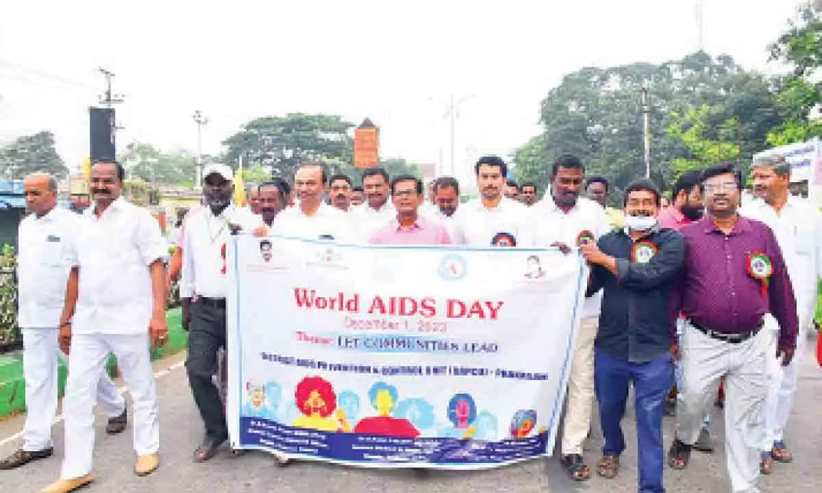 Ongole: Awareness helps prevent AIDS says Collector  AS Dinesh Kumar