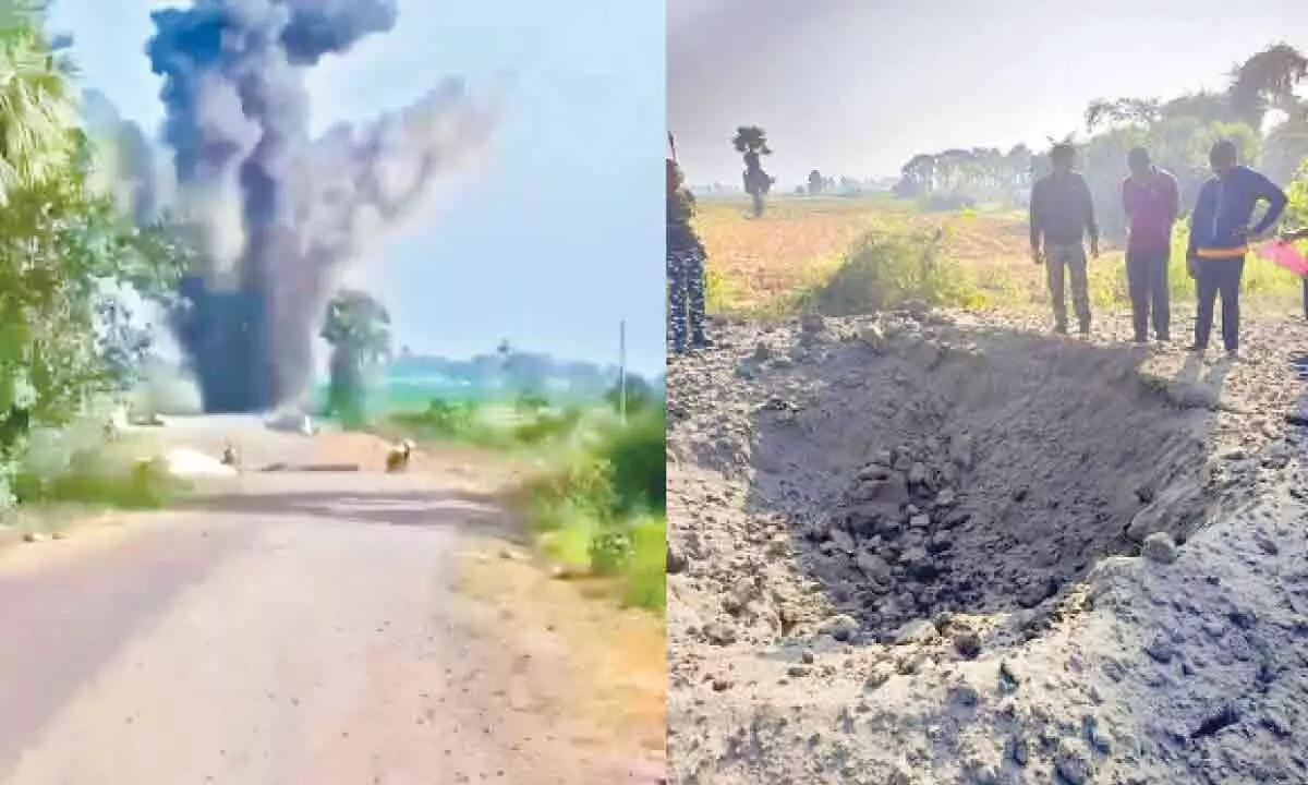 Kothagudem: Police detonate 40kg landmine; thwart Maoist sabotage