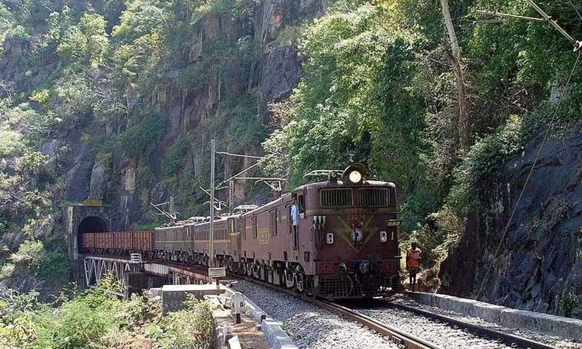 A view of the Kothavalasa-Kirandul (KK) Line