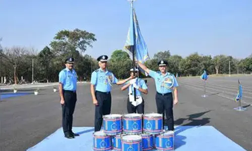 Hyderabad: Aquino squadron bags Commandant’s Banner