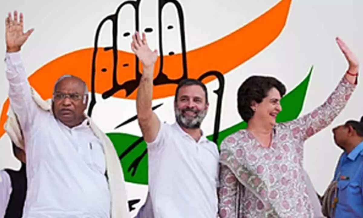 Despite 150 rallies, Congress magic fizzles out in MP, Raj, Cgarh; only hope from Telangana