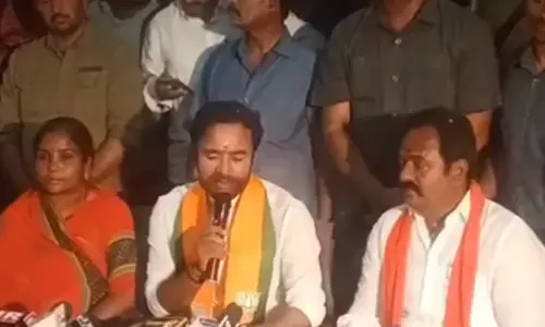 Kishan thanks people of Kamareddy for candidates victory