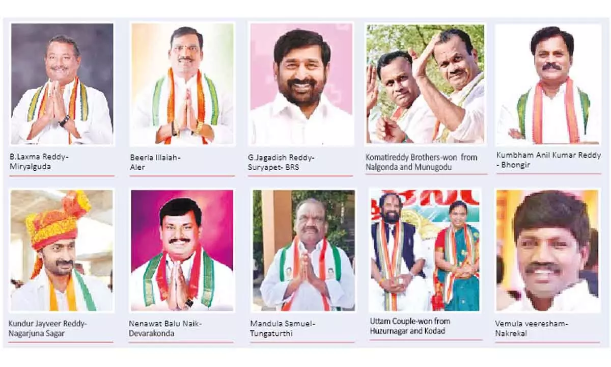 Congress wins 11 of 12 seats in fmr Nalgonda district