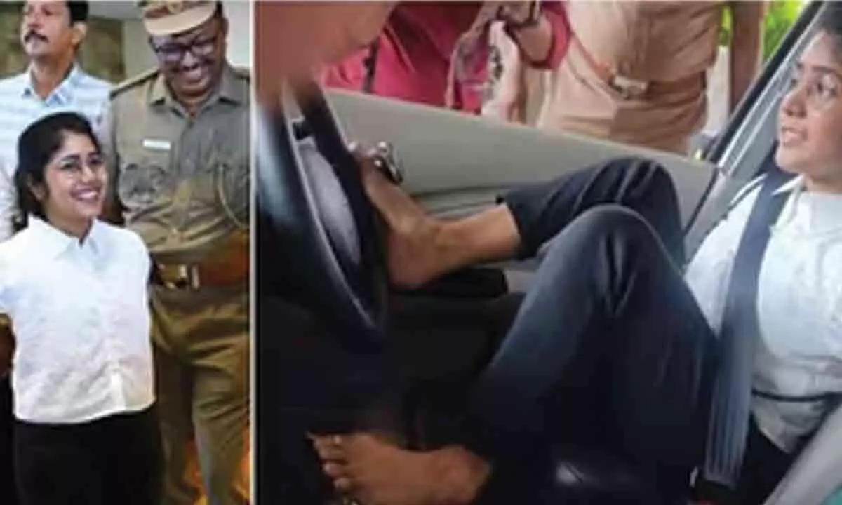 Finally, 32-yr-old Kerala armless woman gets driving license