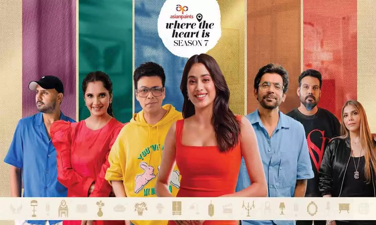 Deep Dive into Homes and Hearts with Season 7 of Asian Paints Where the Heart Is New season shares richer design stories as personalities transform to interior design experts offering insights into their home journeys