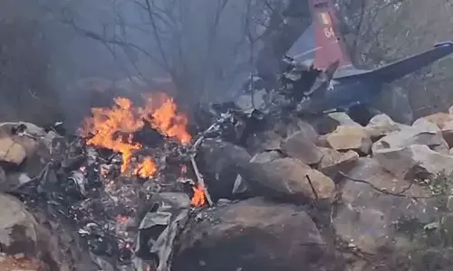 Two died as training aircraft crash lands