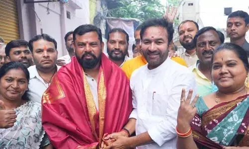 Kishan congratulates MLA Raja Singh