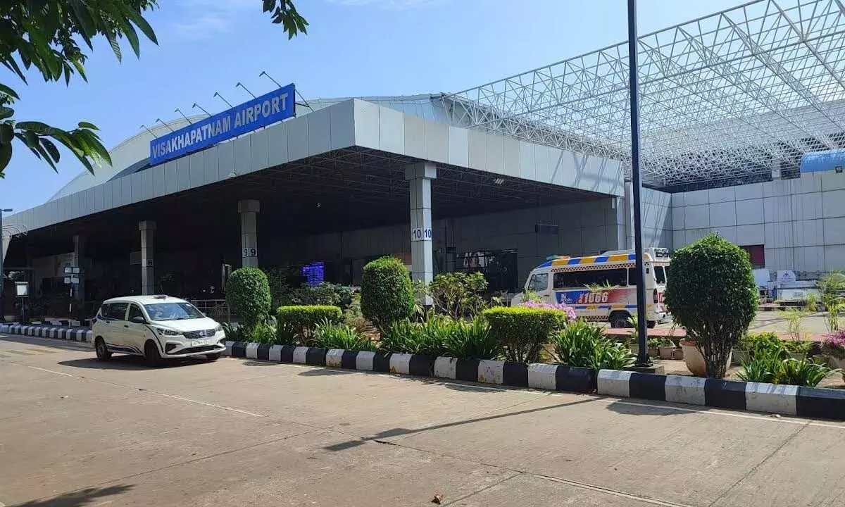 A view of Visakhapatnam Airport