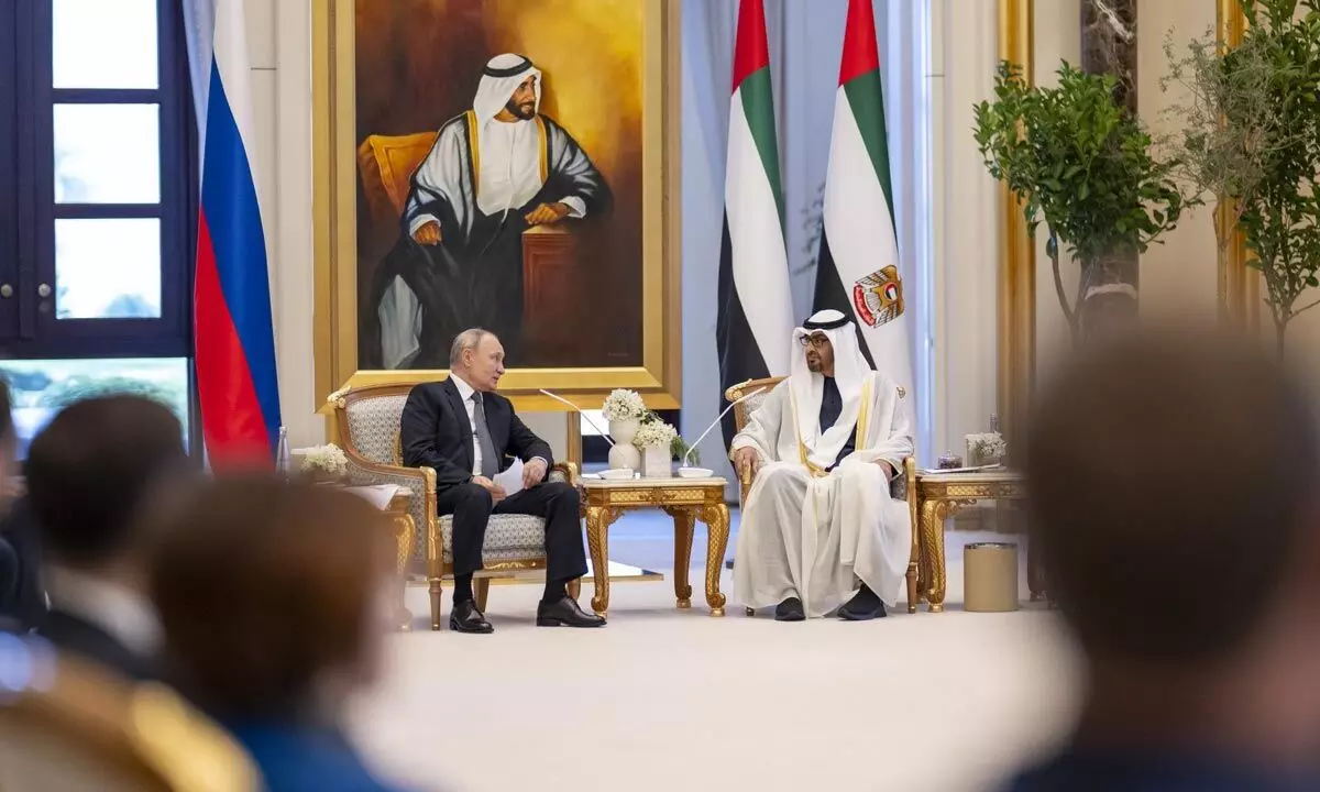 Putin visits UAE; likely to discuss Ukraine & Gaza wars