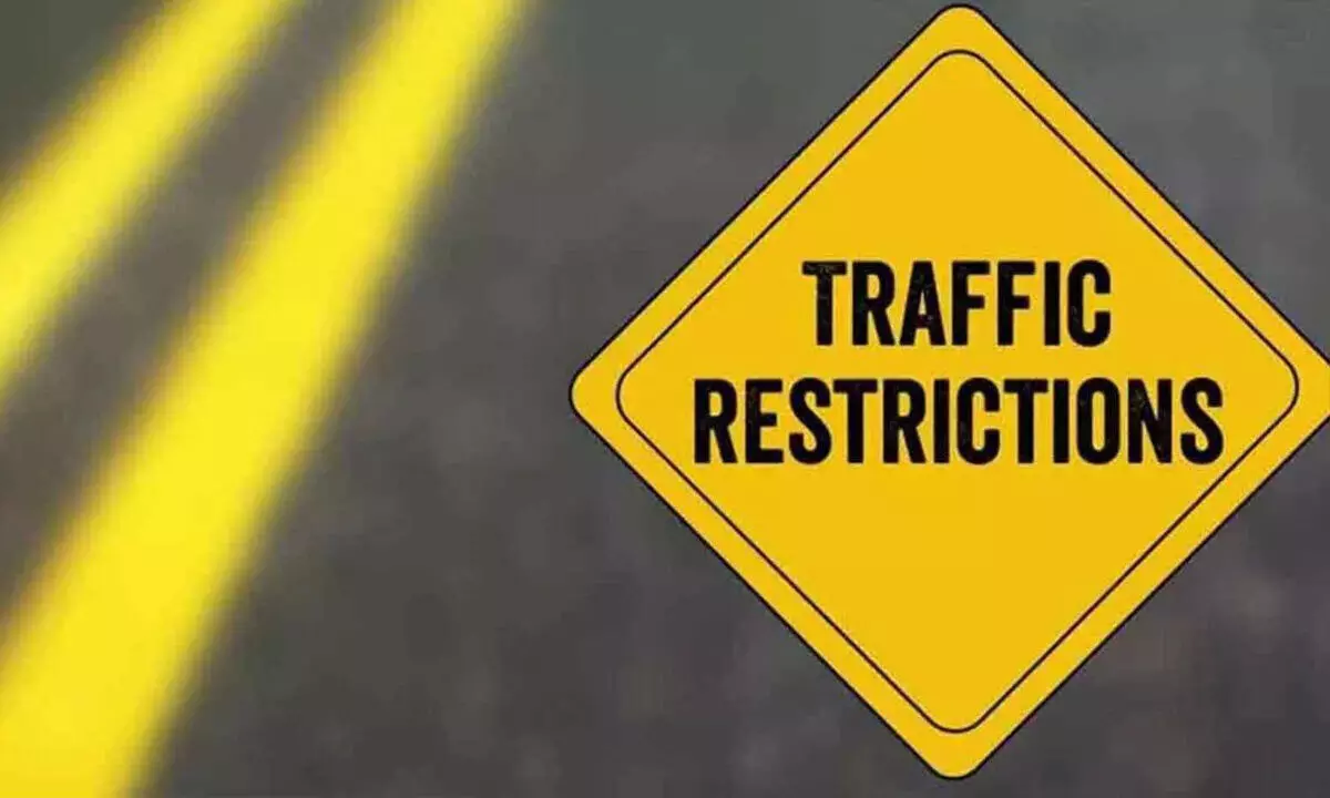 Traffic restrictions on Thursday for CM swearing-in ceremony