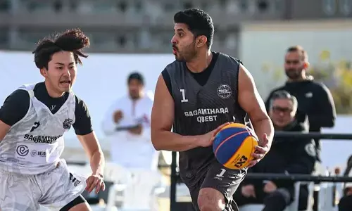 Actor Arvind Krishna shines at the International 3BL Basketball league