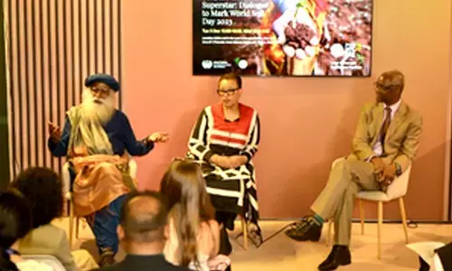 Soil is climate superstar, says Sadhguru at COP28