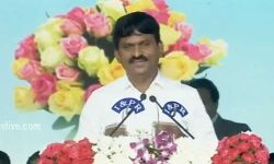 Palair MLA from Khammam district P Srinivas Reddy took oath as Telangana minister