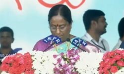 Warangal East MLA Konda Surekha took oath as Telangana minister in the newly constituted Chief Minister A Revanth Reddy s cabinet
