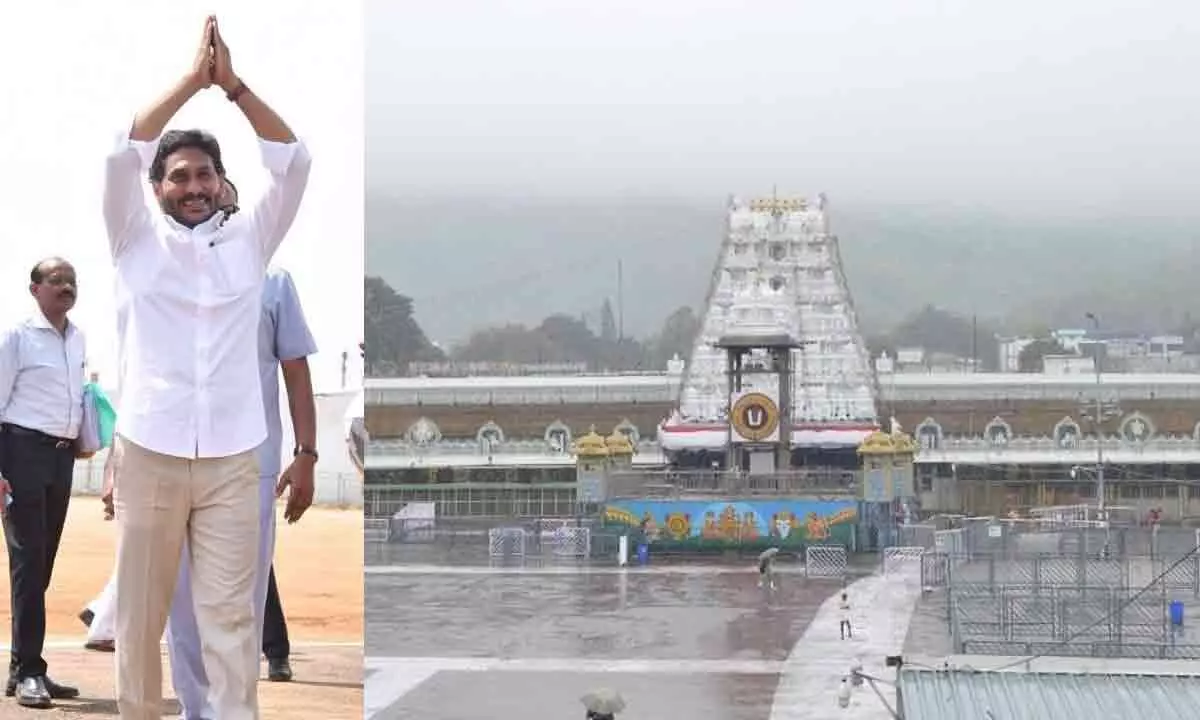 YS Jagan heads to Tirupati to visit Cyclone affected areas