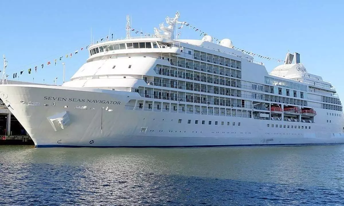Cruise season begins, Seven Seas navigator berths in NMP