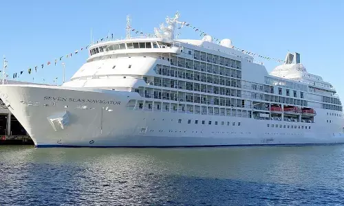 Cruise season begins, Seven Seas navigator berths in NMP
