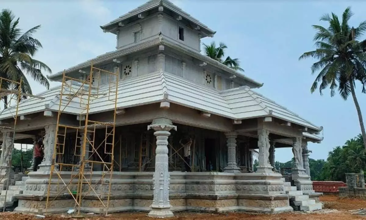 Chaturmukha Basadi, Restored with granite structure
