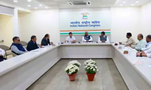 Kharge chairs review meeting for Mizoram; Das says ZPM indirectly joined with BJP